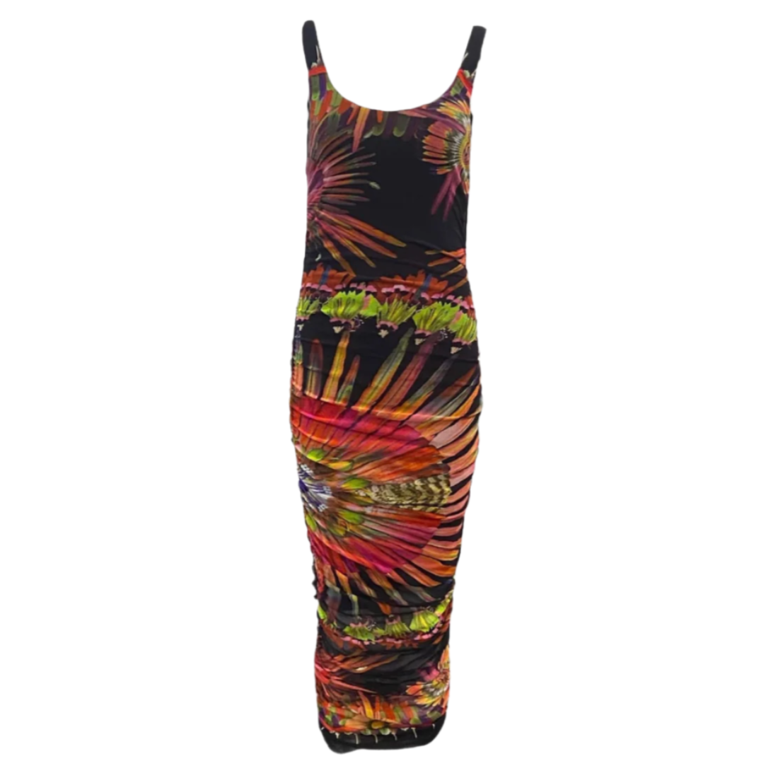 Jean Paul Gaultier Soleil 2000's BodyCon Floral Mesh Dress THE WAY WE WORE Jean Paul Gaultier Soleil 2000's BodyCon Floral Mesh Dress THE WAY WE WORE