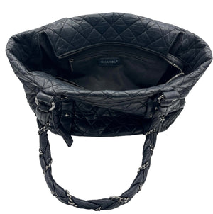 Chanel Black Medium Lady Braid Tote Bag INTERIOR 5 of 8
