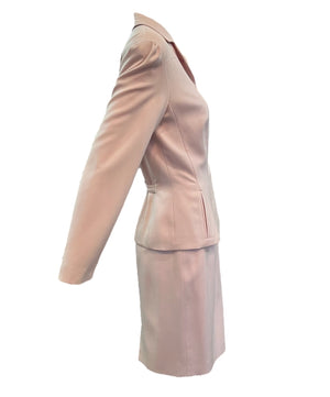 Thierry Mugler 90s Dusty Pink Skirt Suit SIDE 2 of 8