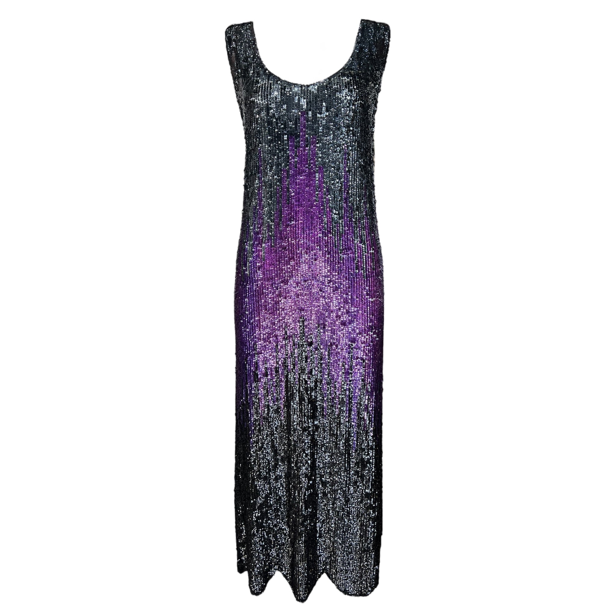purple black ombre dress Lace-Up Ombre Purple Long A-Line Prom Dress C1251 Purple / 00