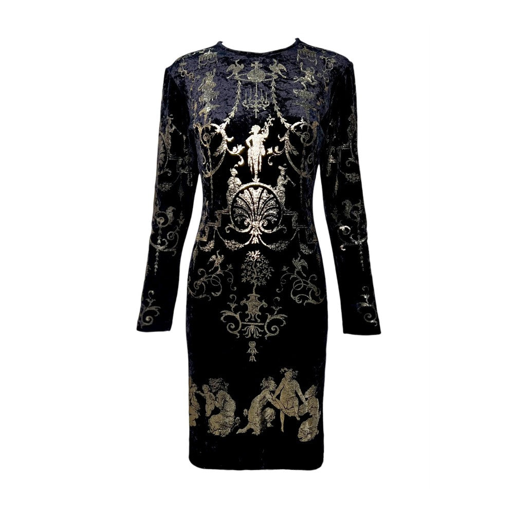 稀少 90s vivienne westwood ゴールドレーベル ベロア Vivienne Westwood 'Portrait' A/W 1990/1991 Black Velvet Gold