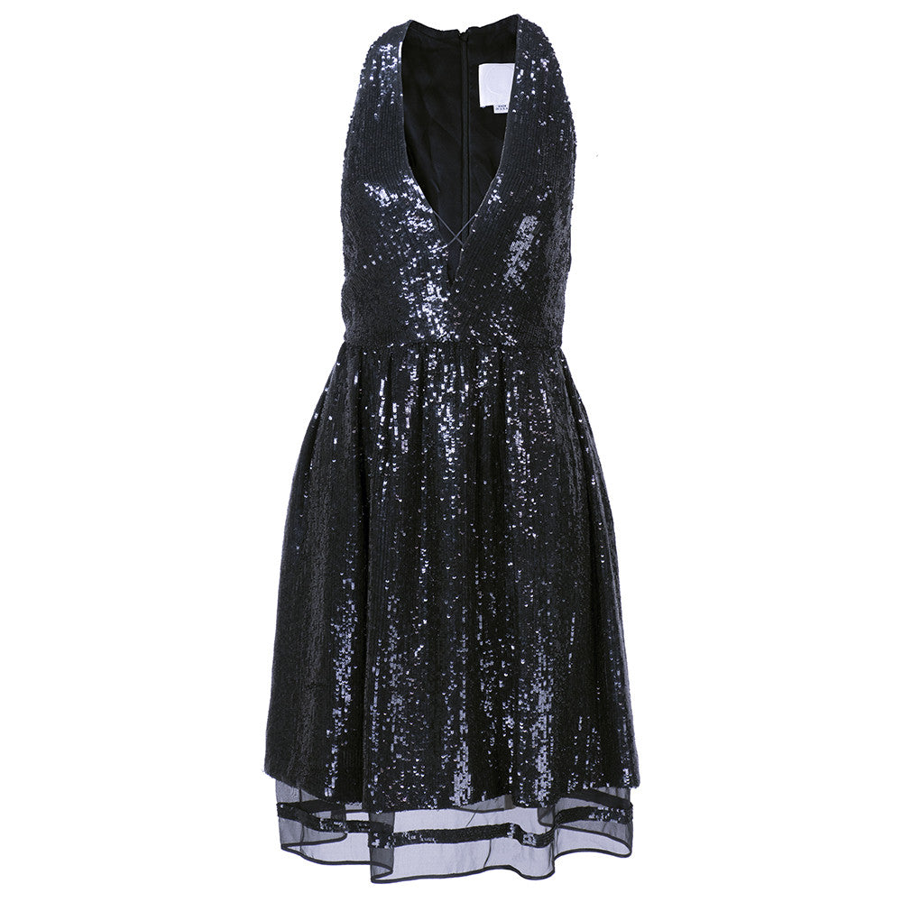 RALPH RUCCI Black Sequin Cocktail Dress THE WAY WE WORE RALPH RUCCI Black Sequin Cocktail Dress THE WAY WE WORE
