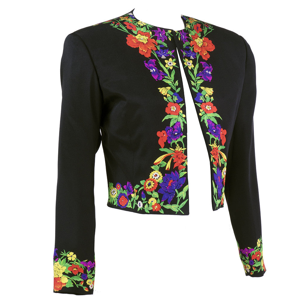 Versace 90s Cropped Neon Jacket
