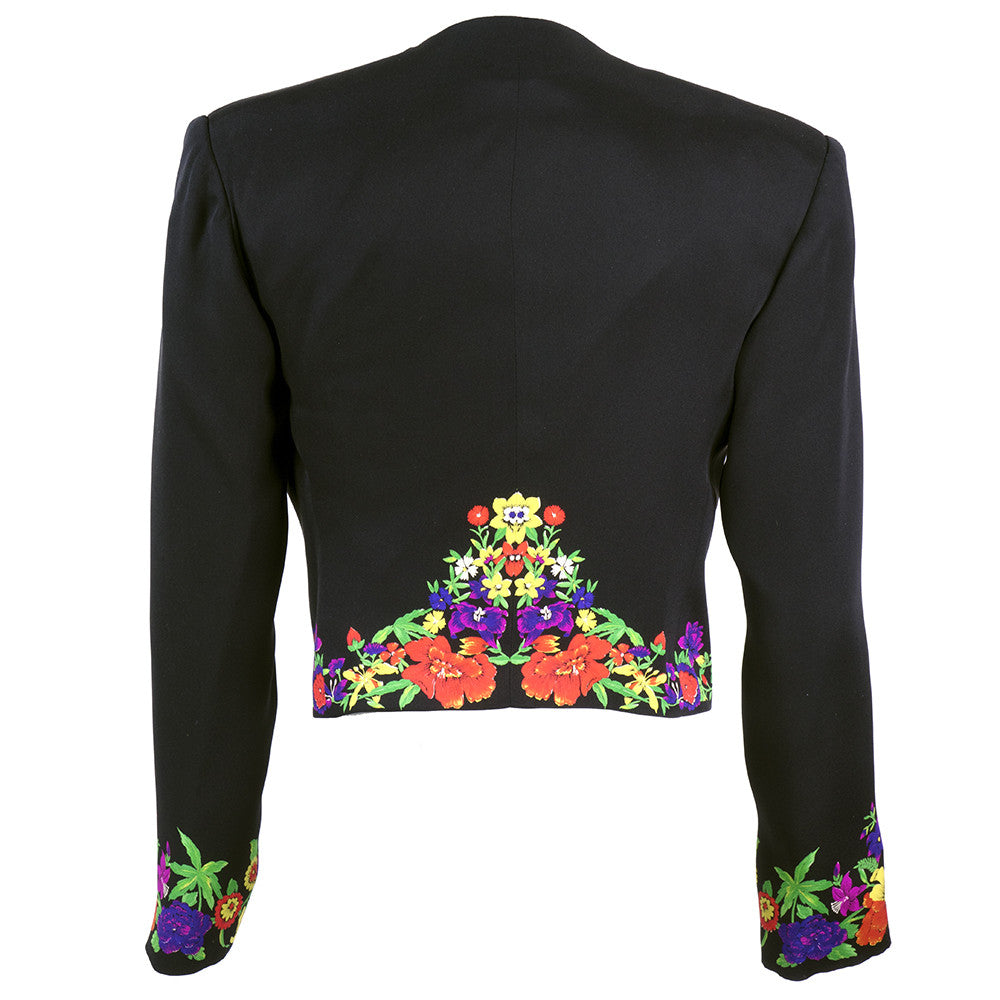 Versace 90s Cropped Neon Jacket
