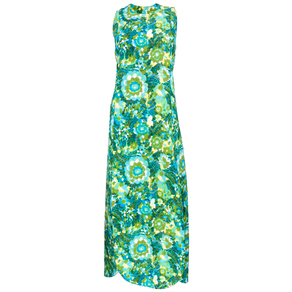 PERTEGAZ 60s Matelasse Watercolor Dress PERTEGAZ 60s Matelasse Watercolor Dress