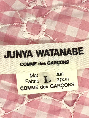 Junya Watanabe for Comme des Garcons Pink Gingham Blouse LABEL 5 of 5