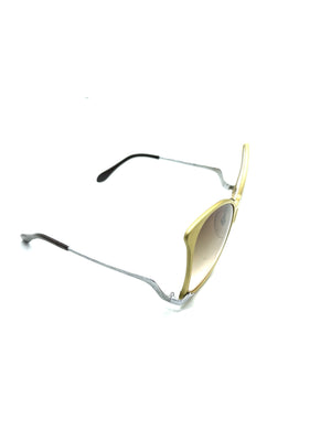  Ultra 70s Gold Butterfly Sunglasses SIDE 3 of 5