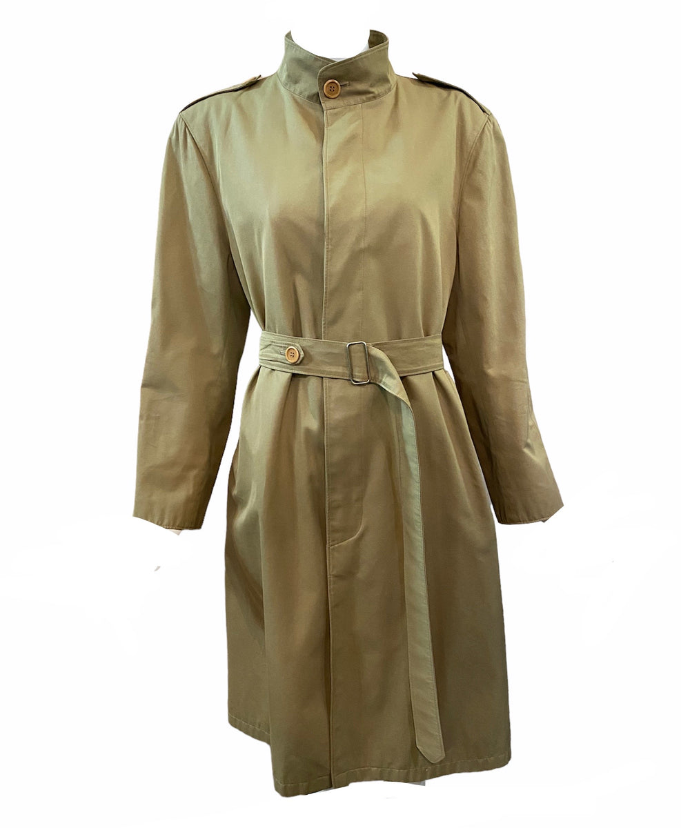 Gucci 80s Belted Trench Coat With Logo Buttons – THE WAY WE WORE
