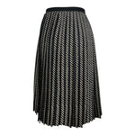 Galanos S/S 1973 Couture Deco Printed Silk Twill Skirt Suit, skirt back