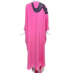 Emilio Pucci Pink Silk Jersey and Black Lace Caftan, back
