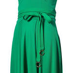 Gucci 2007 Matte Jersey Kelly Green Dress, belt detail