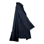 Junya Watanabe for Comme des Garçon 1999 Black Taffeta Trapeze Top or Mini, side