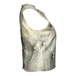Maison Martin Margiela A/W 2004 Chesterfield Sofa Trompe L'Oiel Leather Tank, side