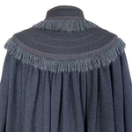 Yves Saint Laurent Rive Gauche F/W 1977 'Les Chinoises' Grey Wool Coat, top back