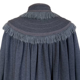 Yves Saint Laurent Rive Gauche F/W 1977 'Les Chinoises' Grey Wool Coat, top back