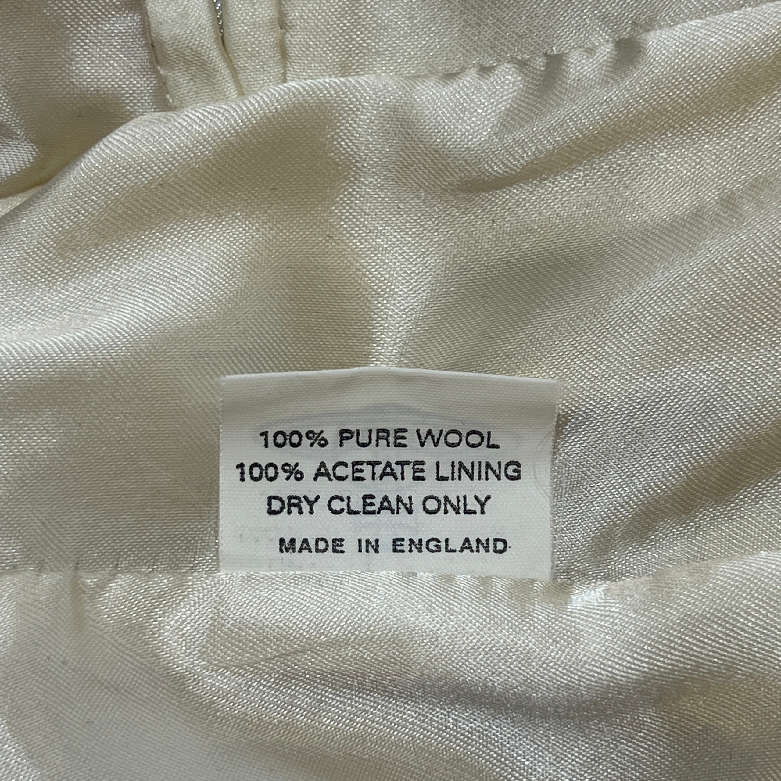 Vivienne Westwood Late 1990s/Early Y2K Wool Gabardine Double Breasted Pant Suit, tag