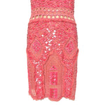 Emilio Pucci Resort 2012 Pink Sequin Beaded Mini Dress, NWT Skirt 