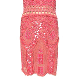 Emilio Pucci Resort 2012 Pink Sequin Beaded Mini Dress, NWT Skirt 