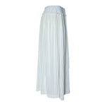 Comme de Garçons 2001 Pleated 2-Tone Knit Jersey Skirt, side