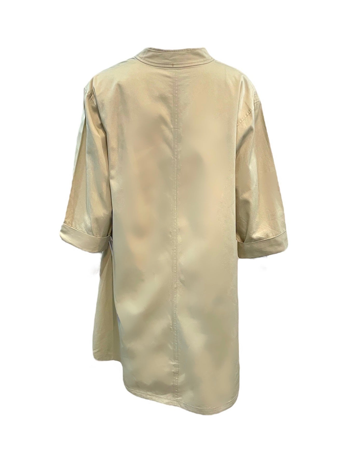 Late 70s YSL Rive Gauche Khaki Safari Dress