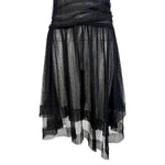 Fendi by Karl Lagerfeld S/S 2010 Black Lace Drop Waist Dress, skirt