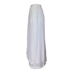 Comme des Garçons Y2K Double Layer White Wrap Skirt, side 3