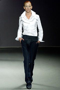 Viktor & Rolf F/W 2003 Rare Multi Collar White Button Up Shirt, runway