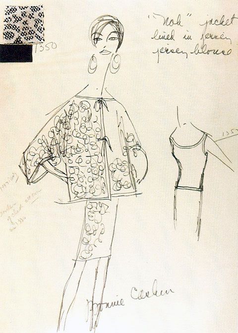 Bonnie Cashin's 1966 sketchbook 