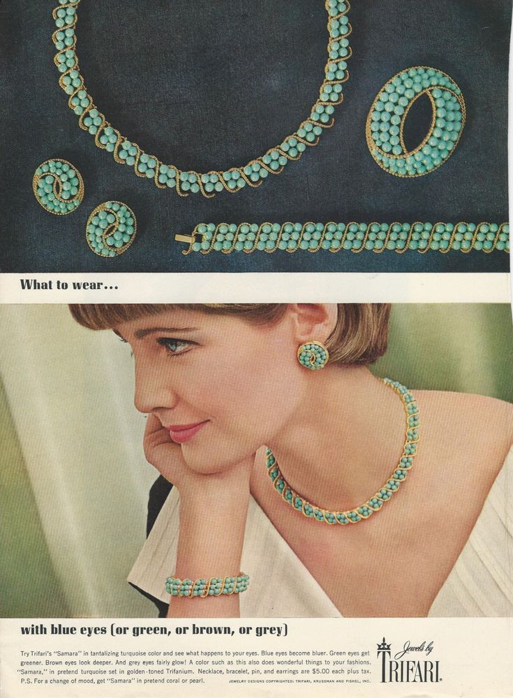 Trifari Ad, 1964