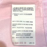 Emanuel Ungaro 90s  Bubblegum Pink Silk Crepe Mini Dress, tag