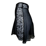 1930's Black Silk and Lace Sexy Lingerie Tap Shorts, side 2