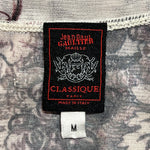 Gaultier Classique Y2K Mesh Grape Leaf Print Tank Dress, label