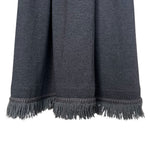 Yves Saint Laurent Rive Gauche F/W 1977 'Les Chinoises' Grey Wool Coat, hem