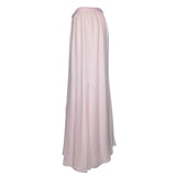 Galanos Early 1980's Pink Silk Three Piece Skirt Suit Evening Ensemble, skirt side 2