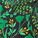 Fe Zandi 1990s 3D Embroidered Floral Corset Camisole, detail