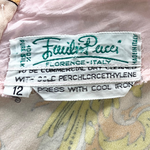 Emilio Pucci 1970's Pale Peach Pastel Printed Silk Jersey Mini Dress, label