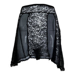 1930's Black Silk and Lace Sexy Lingerie Tap Shorts