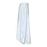 Comme des Garçons S/S 2004 White Cotton Jersey Draped Skirt, side