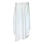 Comme des Garçons S/S 2004 White Cotton Jersey Draped Skirt, back