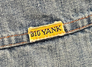 1970s Big Yank Double Zipper Well Faded Bell Bottom Jeans LABEL 5 of 5