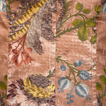 2010s Akris Floral Printed Silk Corset Top, close up