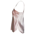 Galanos Early 1980's Pink Silk Three Piece Skirt Suit Evening Ensemble, side camisole 2