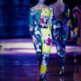 VERSACE 90 年代全串珠不对称图案套装