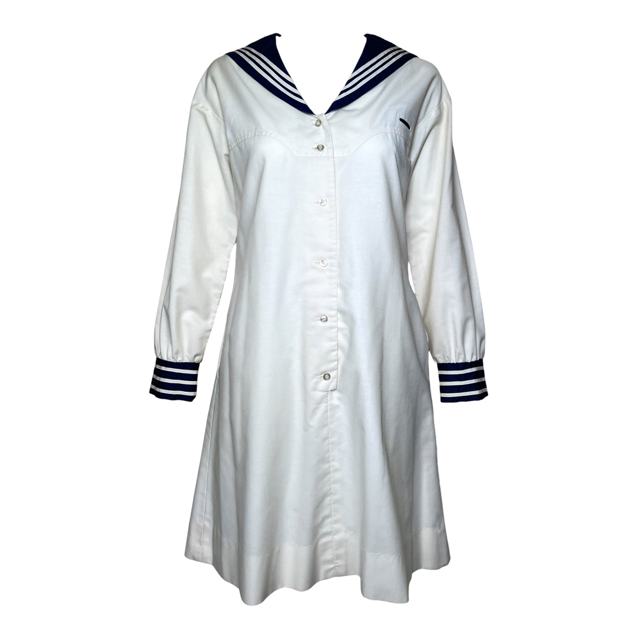 JAX Late 1960s Sailor-Inspired Dress