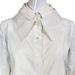 Viktor & Rolf F/W 2003 Rare Multi Collar White Button Up Shirt, closed collars