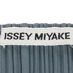 Issey Miyake S/S 1991 Grey and Orange Pleated Curved Sleeve Tunic Top Dress , label