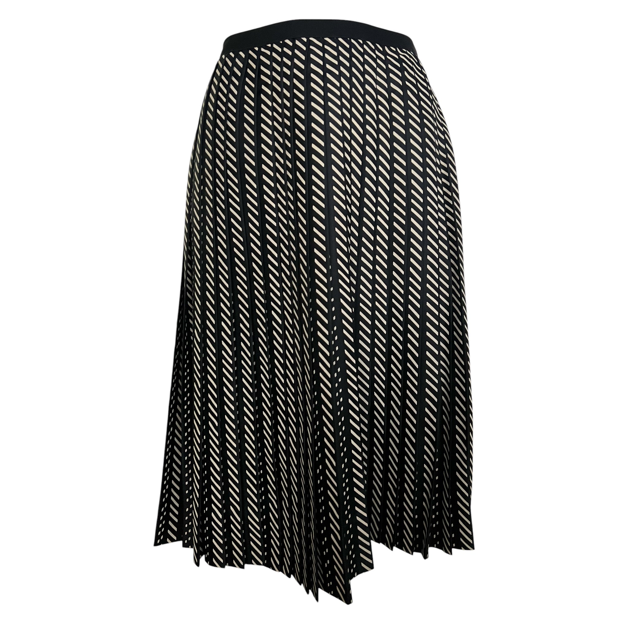 Galanos S/S 1973 Couture Deco Printed Silk Twill Skirt Suit, skirt