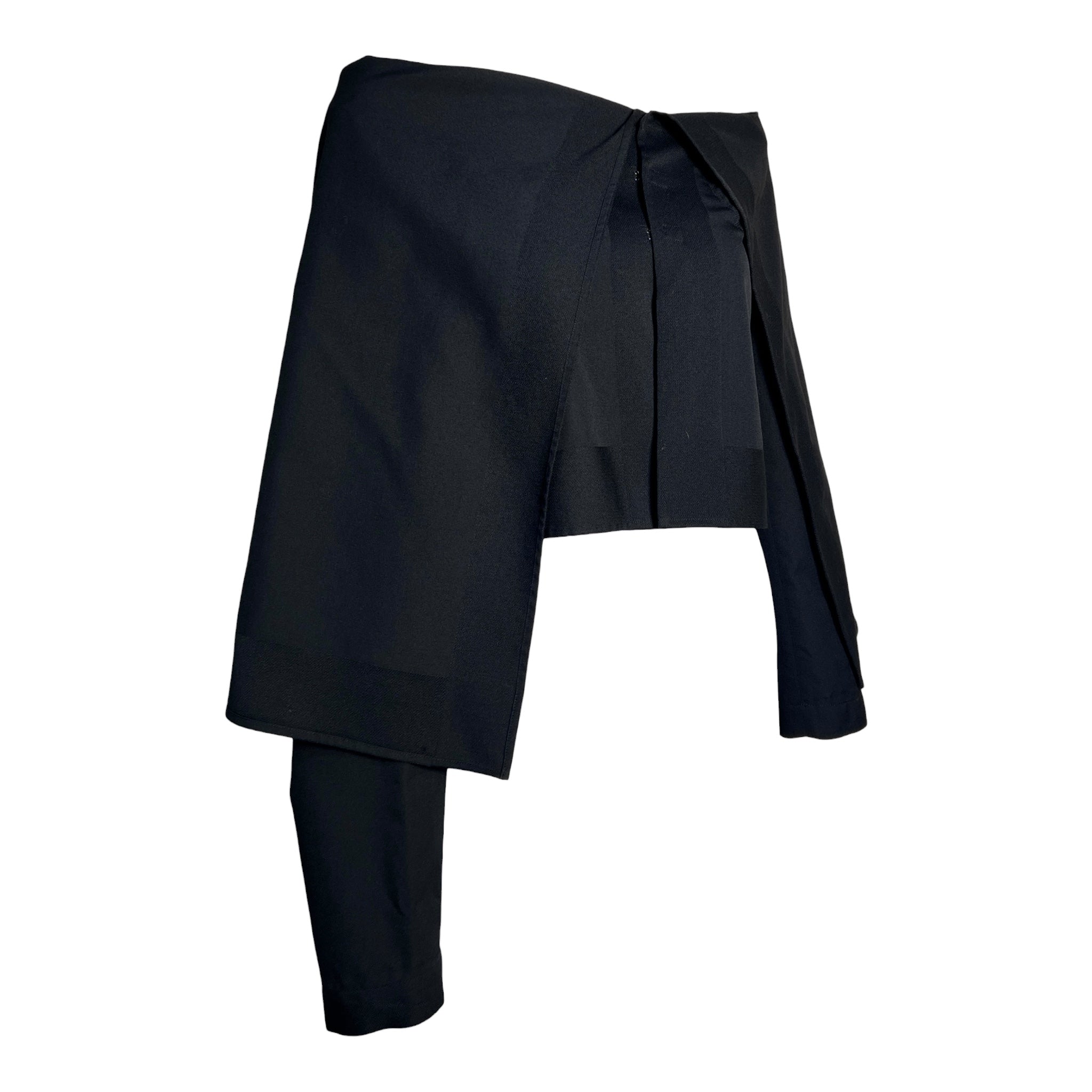 Comme Des Garçons 2003 Asymmetrical Deconstructed Jacket, slight side