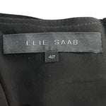 Elie Saab S/S 2010 Black Silk Gown with Gold and Silver Embellished Shoulders, Runway, label 2