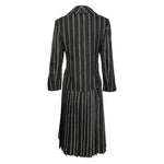 Galanos S/S 1973 Couture Deco Printed Silk Twill Skirt Suit, back